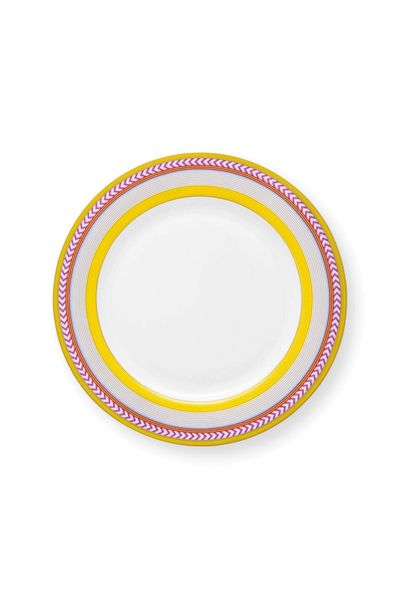 Pip Chique Stripes Breakfast Plate Yellow 23cm
