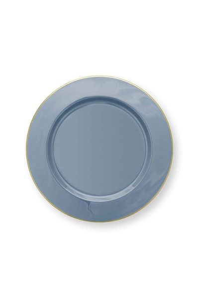 Metal Plate Light Blue 32cm