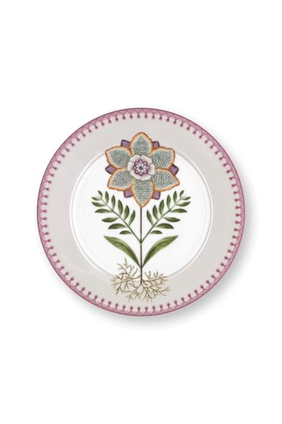 Lily & Lotus Breakfast Plate Lilac 21cm