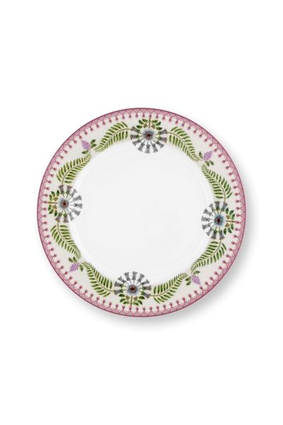 Lily & Lotus Breakfast Plate Lilac 23cm