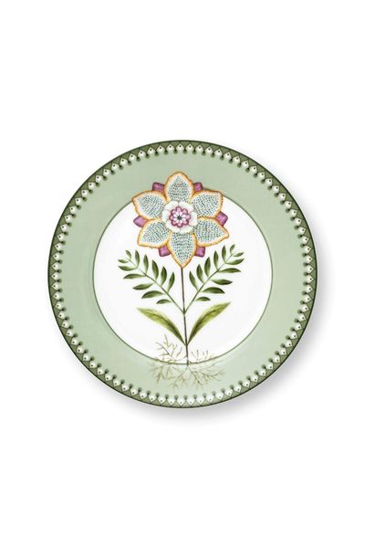 Breakfast Plate Lily&Lotus Light Green 21cm