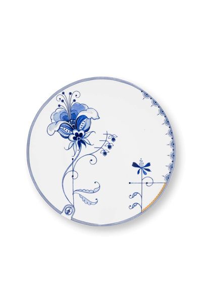 Assiette Pip & The Blue Bird Blanc 23cm