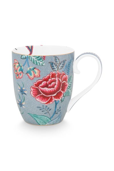 Flower Festival Tasse XL Hellblau