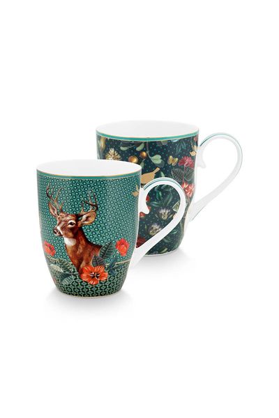Winter Wonderland Set/2 Mokken Groot Groen