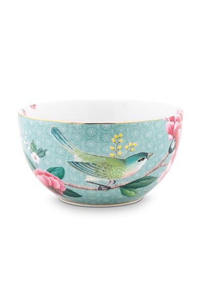 Blushing Birds Schale 12 cm blau