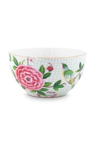 Blushing Birds Bowl white 15 cm