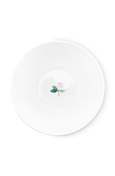 Blushing Birds Bowl white 18 cm
