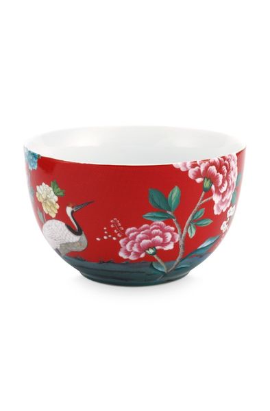 Blushing Birds Grote Kom Rood 23 cm