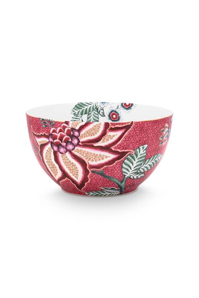 Flower Festival Bowl Dark Pink 15 cm