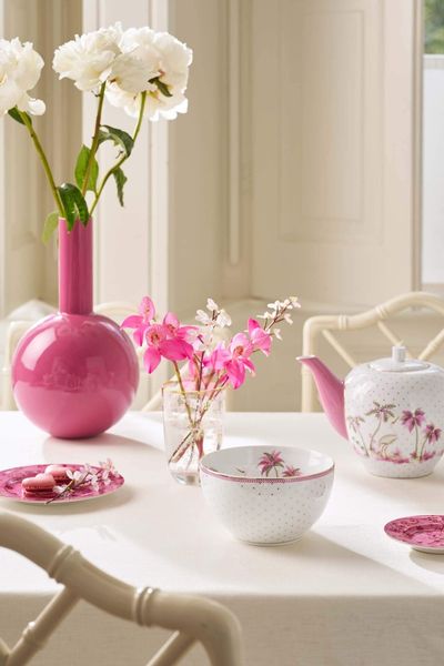 Bowl Jolie Dots Gold Pink 15cm