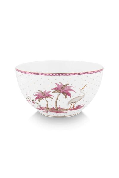 Bowl Jolie Dots Gold Pink 18cm