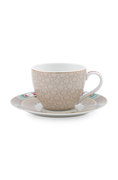 Blushing Birds Espresso Kop & Schotel Khaki