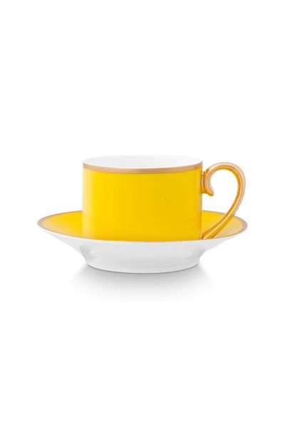 Pip Chique Tasse et Soucoupe à Expresso Jaune