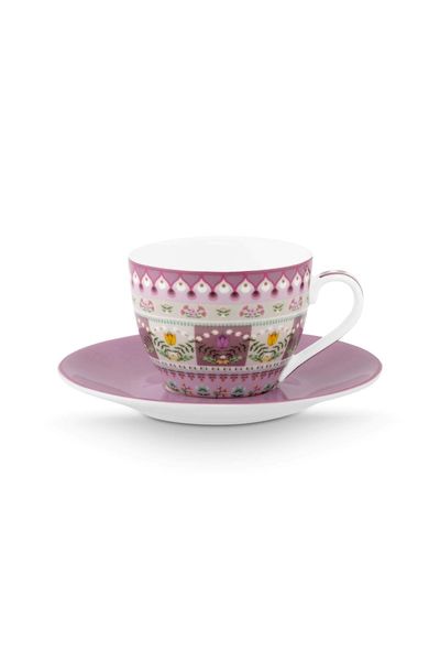 Lily & Lotus Espresso Cup & Saucer Lilac