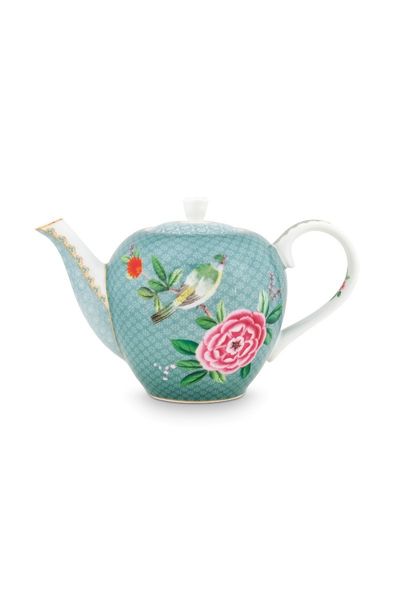 Blushing Birds Teekanne klein blau