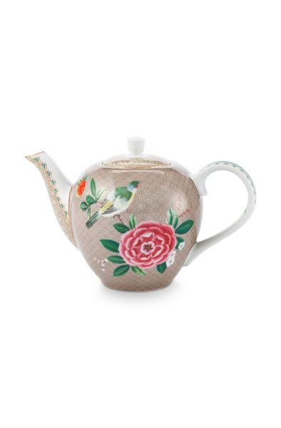 Blushing Birds Theepot Klein Khaki
