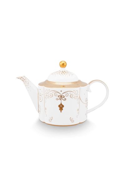 Royal Winter White Teapot Large