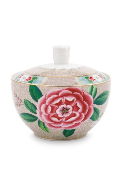 Blushing Birds Sugar Bowl Khaki