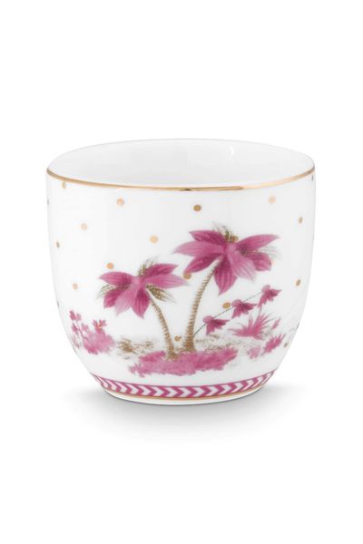 Eierbecher Jolie Punkte Gold Rosa