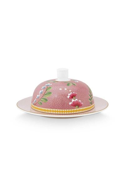 La Majorelle Butter Dish Round Pink