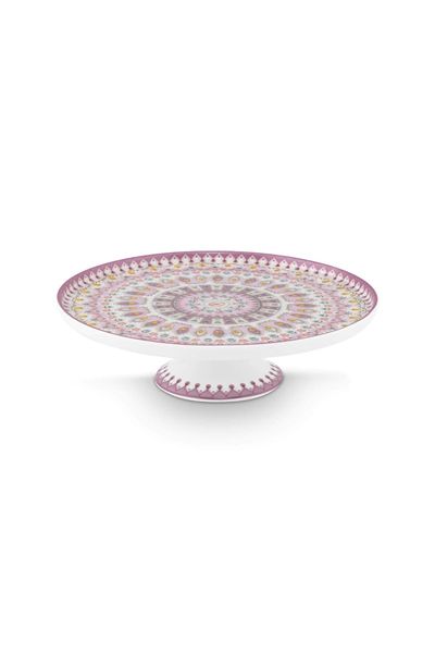 Lily & Lotus Cake Tray Small Lilac 21cm