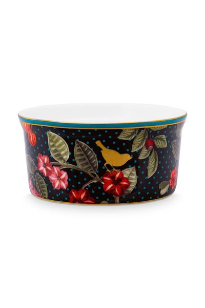 Winter Wonderland Ramequin Dark Blue