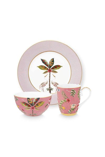 La Majorelle Frühstück Set/3 Rosa