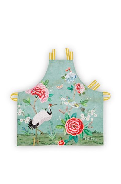 Blushing Birds Kitchen Apron all-over print