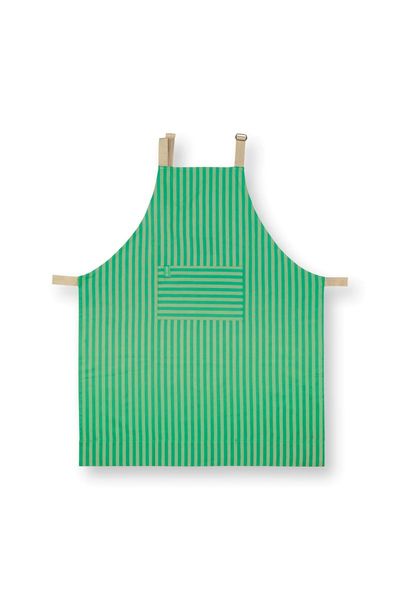 Stripes Keukenschort Groen