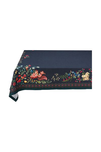 Winter Wonderland Tafelkleed Donkerblauw 