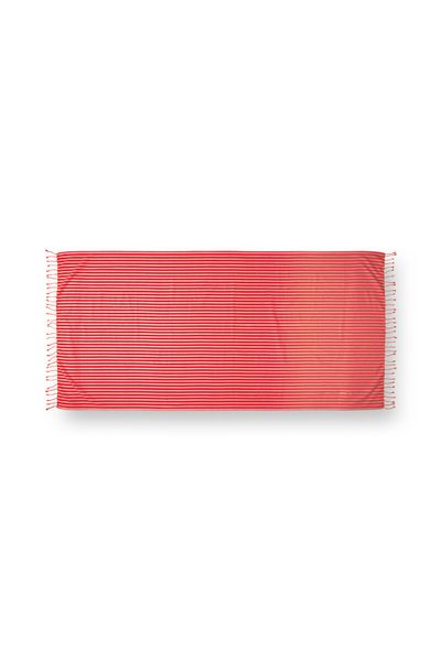 Hammam Towel Sumo Stripe Red