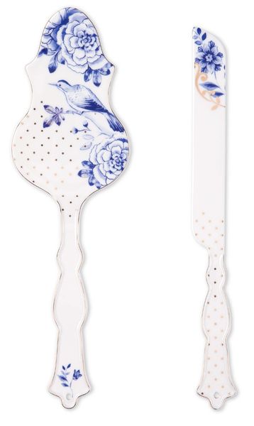 Gâteau Serveur et Couteau Royal White 