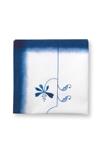 Set/2 Serviettes Pip & The Blue Bird Fleurs Bleu