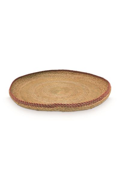Tray Jute Gold 55cm