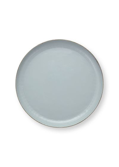 Schale Emailliert Hellblau 30 Cm