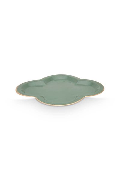 Beau Plateau de Petite Taille en Coloris Vert