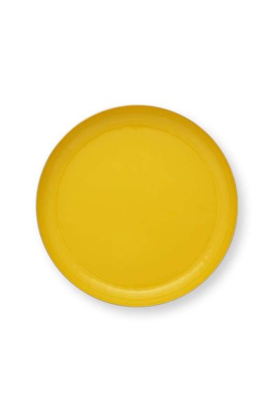 Schale Emailliert Gelb 30cm