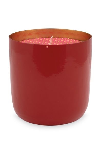 Blushing Birds Candle Red 9 cm