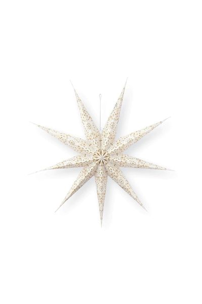 Étoile de Noël Lampion Blanc 110cm