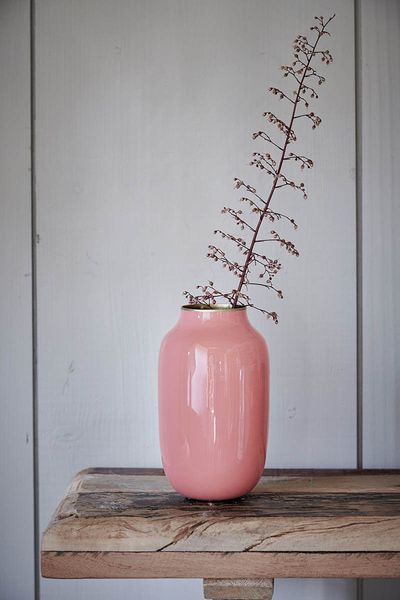 Ovale Mini Vase Old Rosa 14 cm
