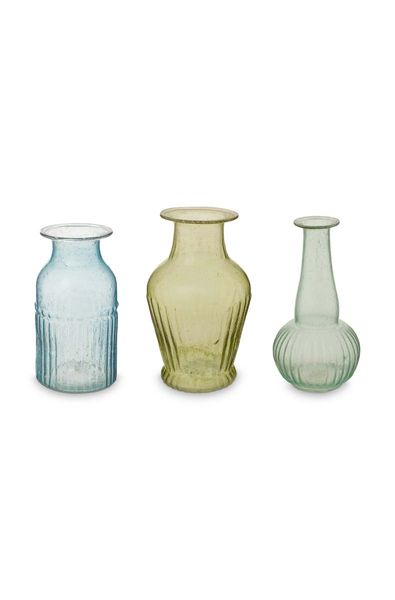 Set/3 Vazen Glas Groen S