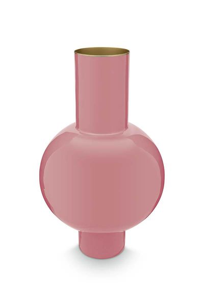 Vase en Métal en Coloris Rose 40 cm