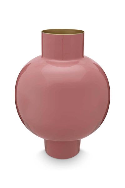 Vase en Métal en Coloris Rose 42 cm