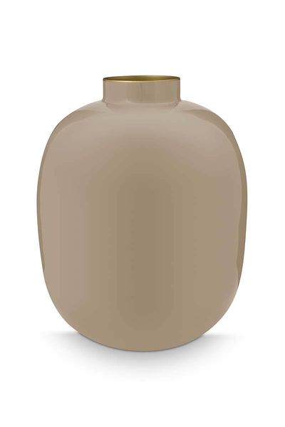 Metalen Vaas Khaki 32cm