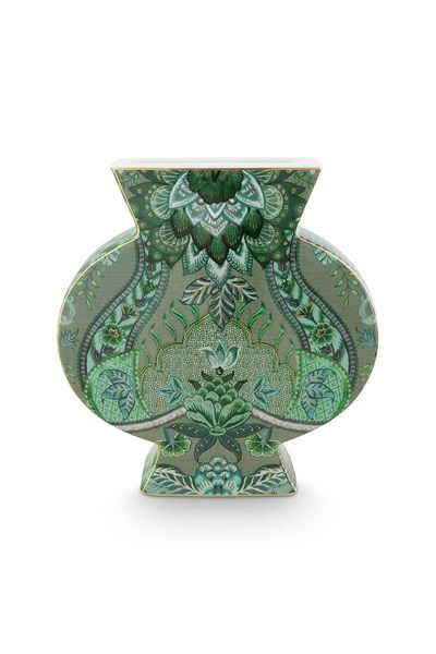 Vase Kyoto Festival en Coloris Vert 16,5 cm