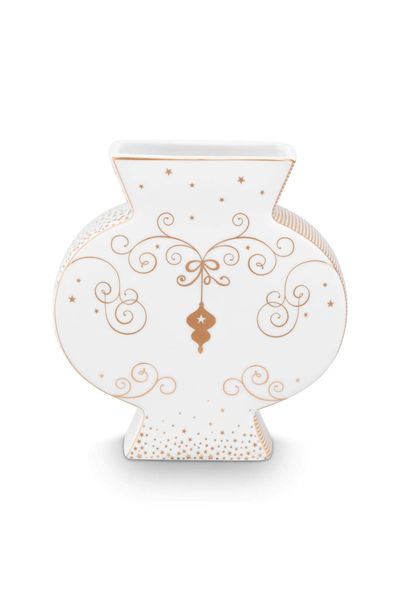 Royal Winter White Vase 16.5cm