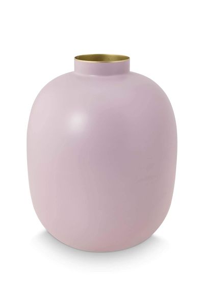 Vase en Métal Mats Lilas 32cm