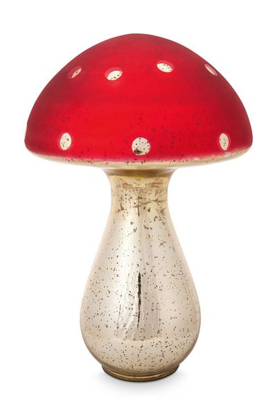 Mushroom Glass 40 cm