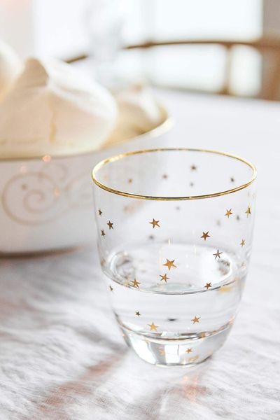 Royal Winter White Water Glass