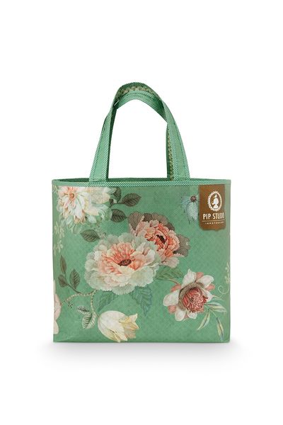 Aktion Tasche Tokyo Bouquet Grün 60x40x20cm